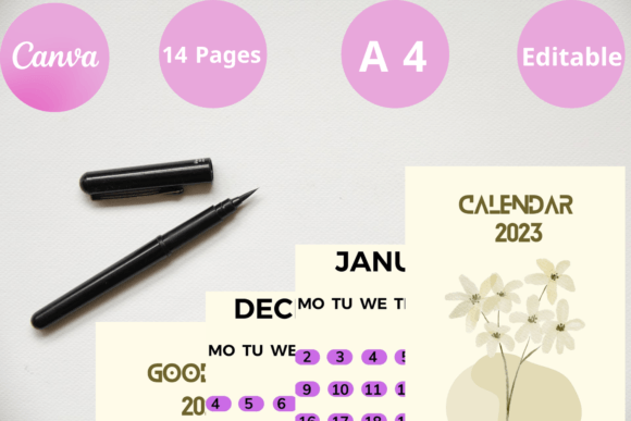 Download Best Calendar 2023 Canva Templates. - Premium Bundle