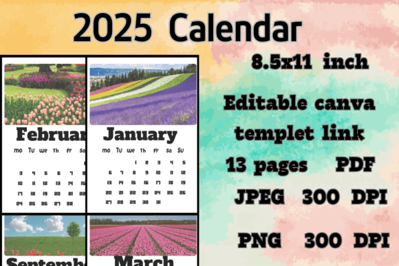 Download 2025 Calendar Templates with Images - Premium Resources